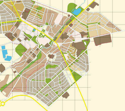 Карта города Воложина